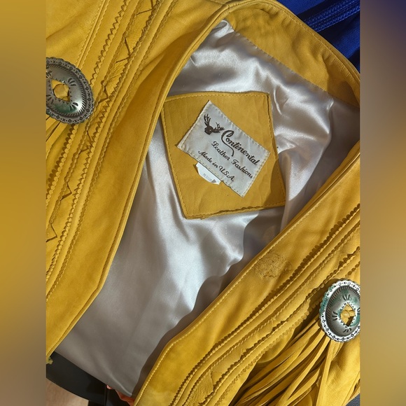 Vintage Leather Fringe Jacket - Picture 5 of 10